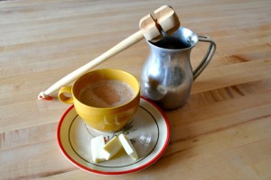 Yes that is hot chocolate and yes that is cheese. Got a problem with that?