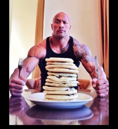 If "The Rock" says it's ok to have a cheat day, who's going to argue.