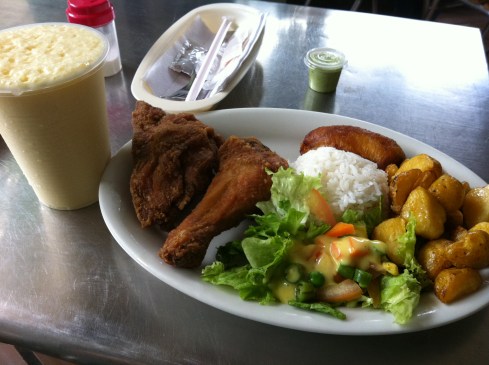 This was a nice post workout carb-boost