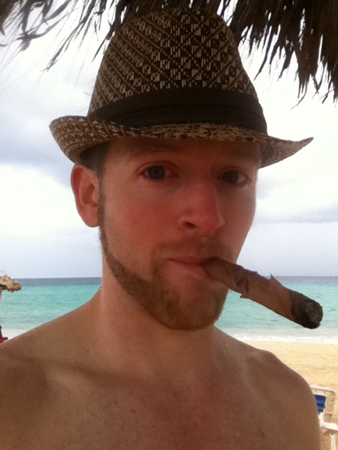 At this time of year everyone could do with a little bit of "Tropical Paradise". The cigar is just for added effect!