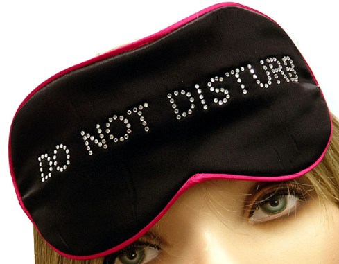 If you're not a natural napper, a sleep mask is a great help.