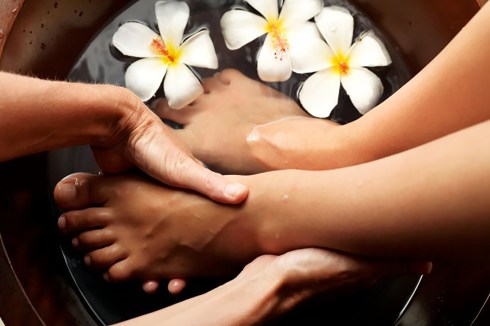 OK, so you may not be able to manage the flowers or the personal masseuse but taking care of your feet should still be a priority.